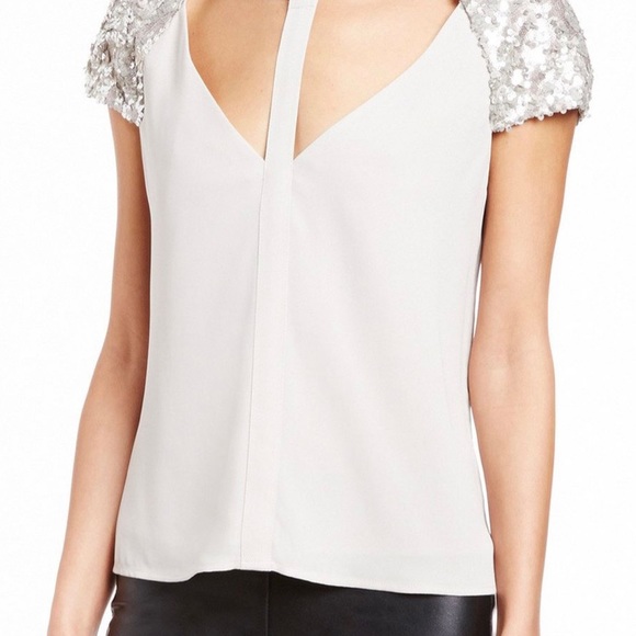 Sierra BCBG blouse color pink blush size S silk - Picture 5 of 5